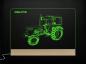 Preview: Deutz 4006 Traktor LED Schild